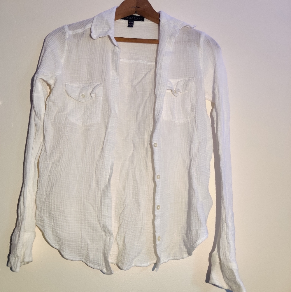 White Aeropostale Flannel
